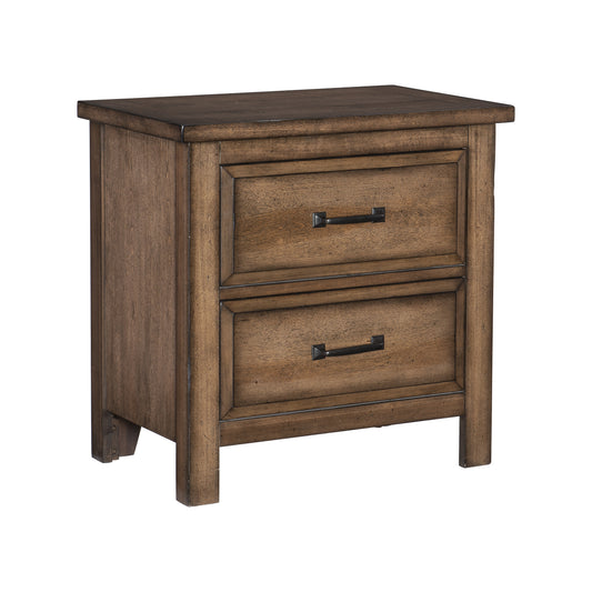 Homelegance Nightstand Brevard Light Brown Finish 1584-4