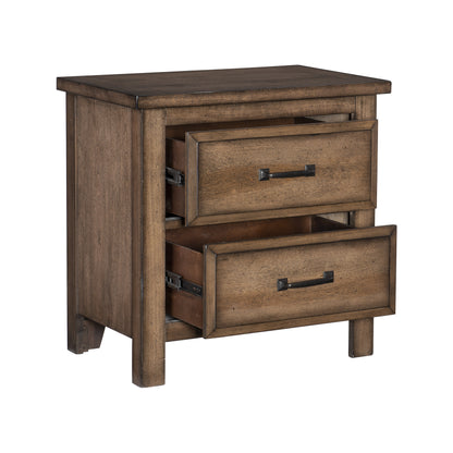 Homelegance Nightstand Brevard Light Brown Finish 1584-4