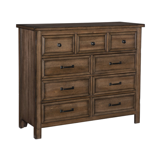 Homelegance Dresser Brevard Light Brown Finish with Nine Drawers 1584-5