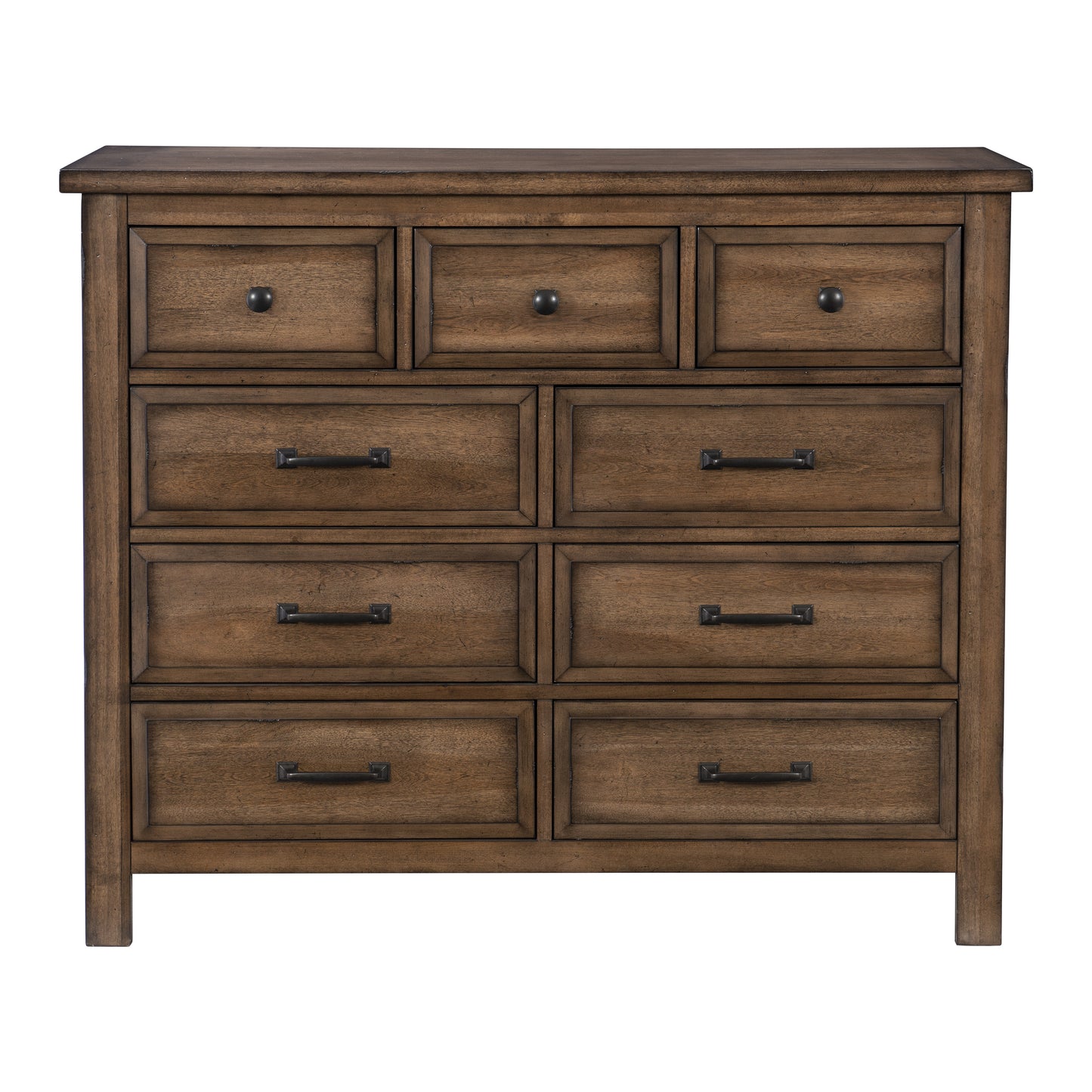 Homelegance Dresser Brevard Light Brown Finish with Nine Drawers 1584-5