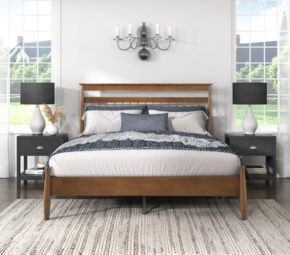 Homelegance Queen Bed Arlo Chestnut Finish Timeless Design 1599-1
