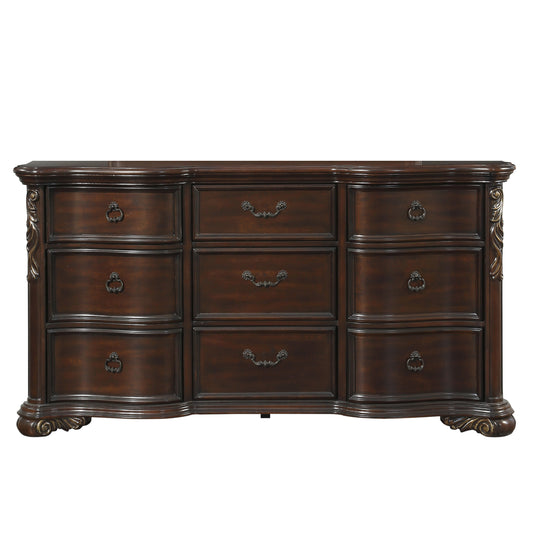 Homelegance Dresser Royal Highlands Dark Cherry Finish 1603-5