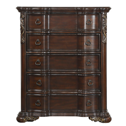 Homelegance Chest Royal Highlands Dark Cherry Finish 1603-9