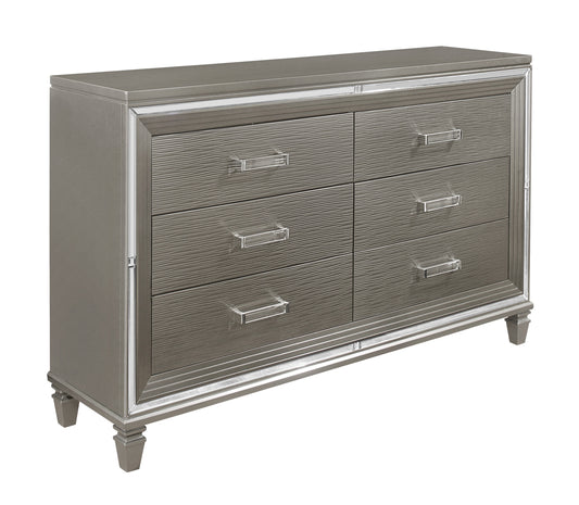 Homelegance Dresser in Brown Cherry Light Assembly Required 1616-5