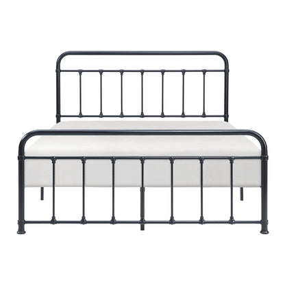 Homelegance Queen Bed Fawn Black Finish Elegant Design 1628-1