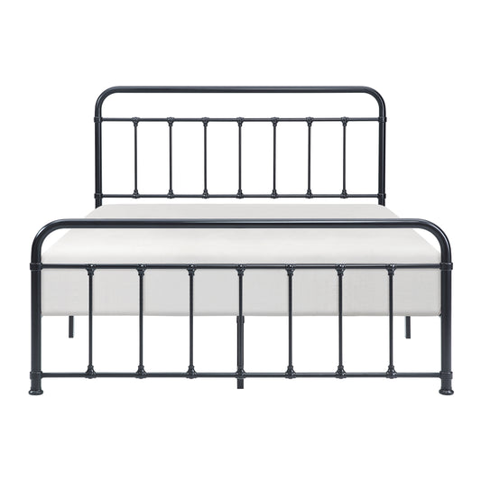 Homelegance Queen Bed Fawn Black Finish Elegant Design 1628-1