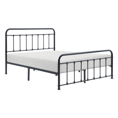 Homelegance Queen Bed Fawn Black Finish Elegant Design 1628-1