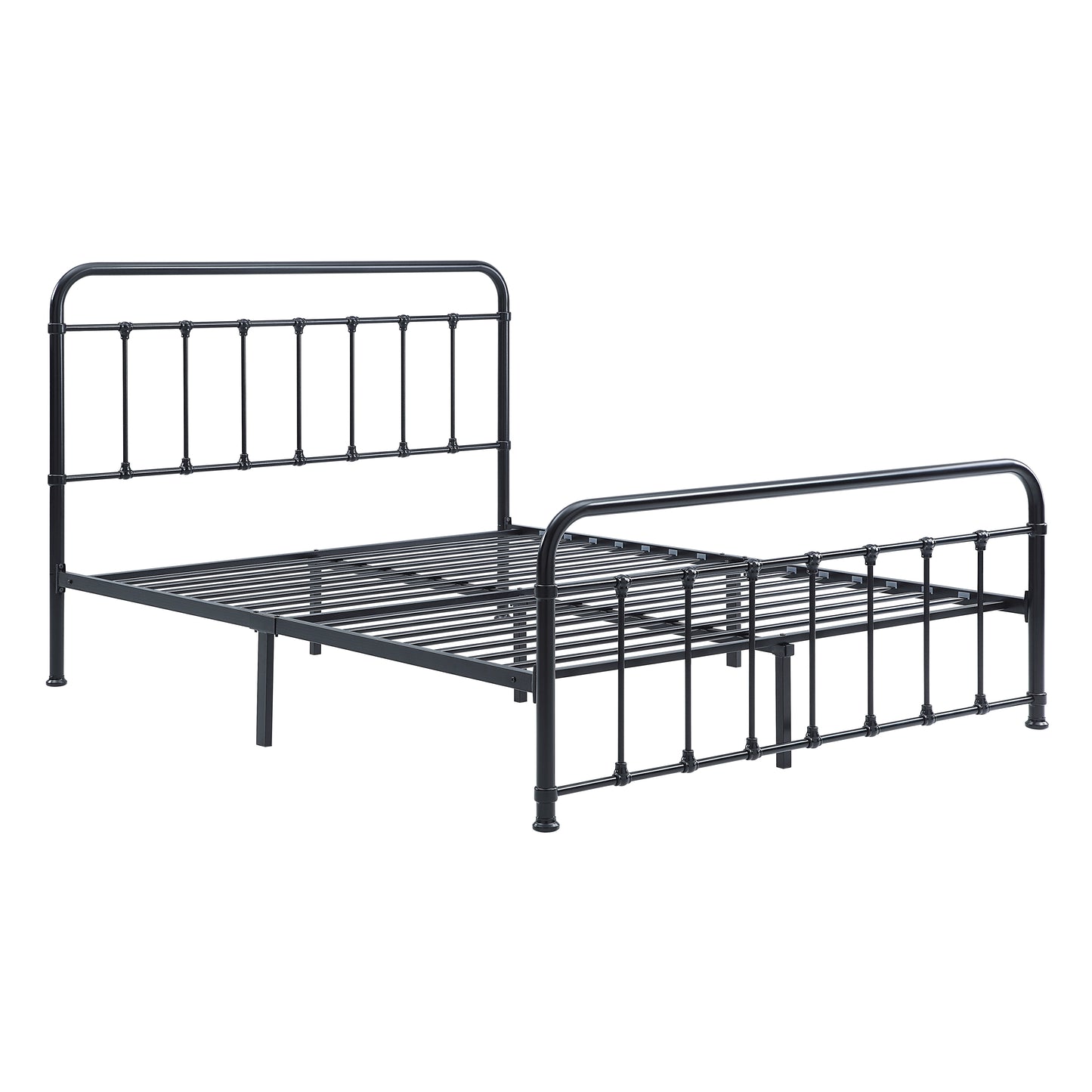 Homelegance Queen Bed Fawn Black Finish Elegant Design 1628-1