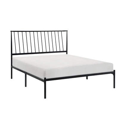 Homelegance Queen Bed Augusta Black Finish Elegant Design 1630-1