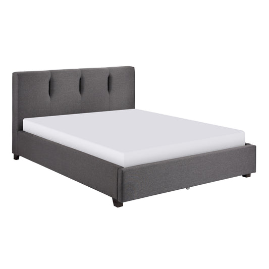 Homelegance Queen Bed Aitana Graphite Fabric 1632GH-1
