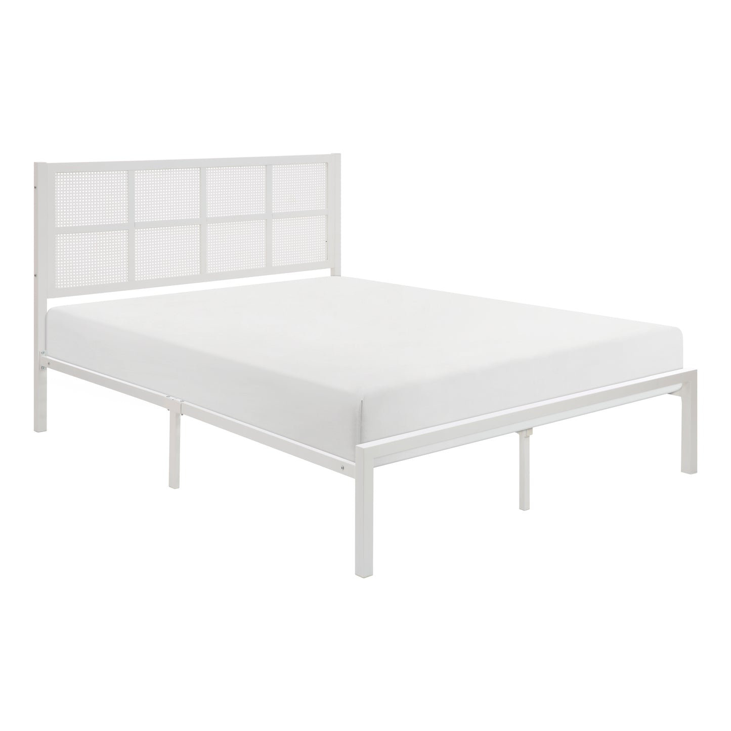 Homelegance Queen Bed Sanibel White Finish Coastal Charm 1635WH-1