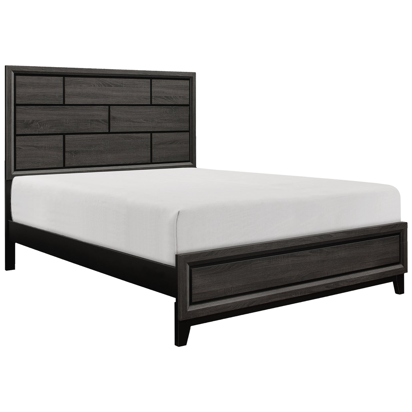 Homelegance Queen Bed Davi Gray Finish 1645-1