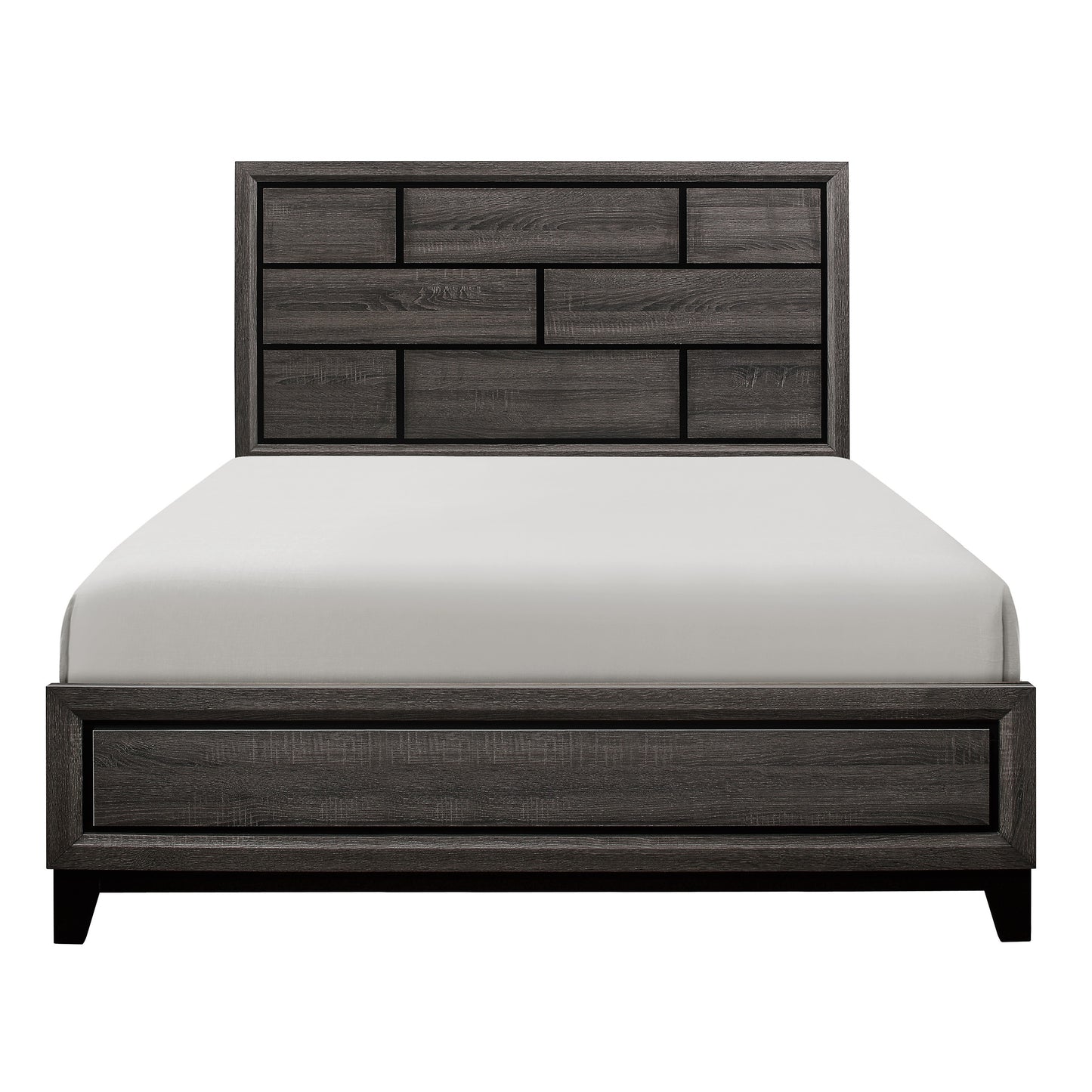 Homelegance Queen Bed Davi Gray Finish 1645-1