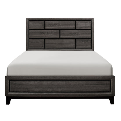 Homelegance Queen Bed Davi Gray Finish 1645-1