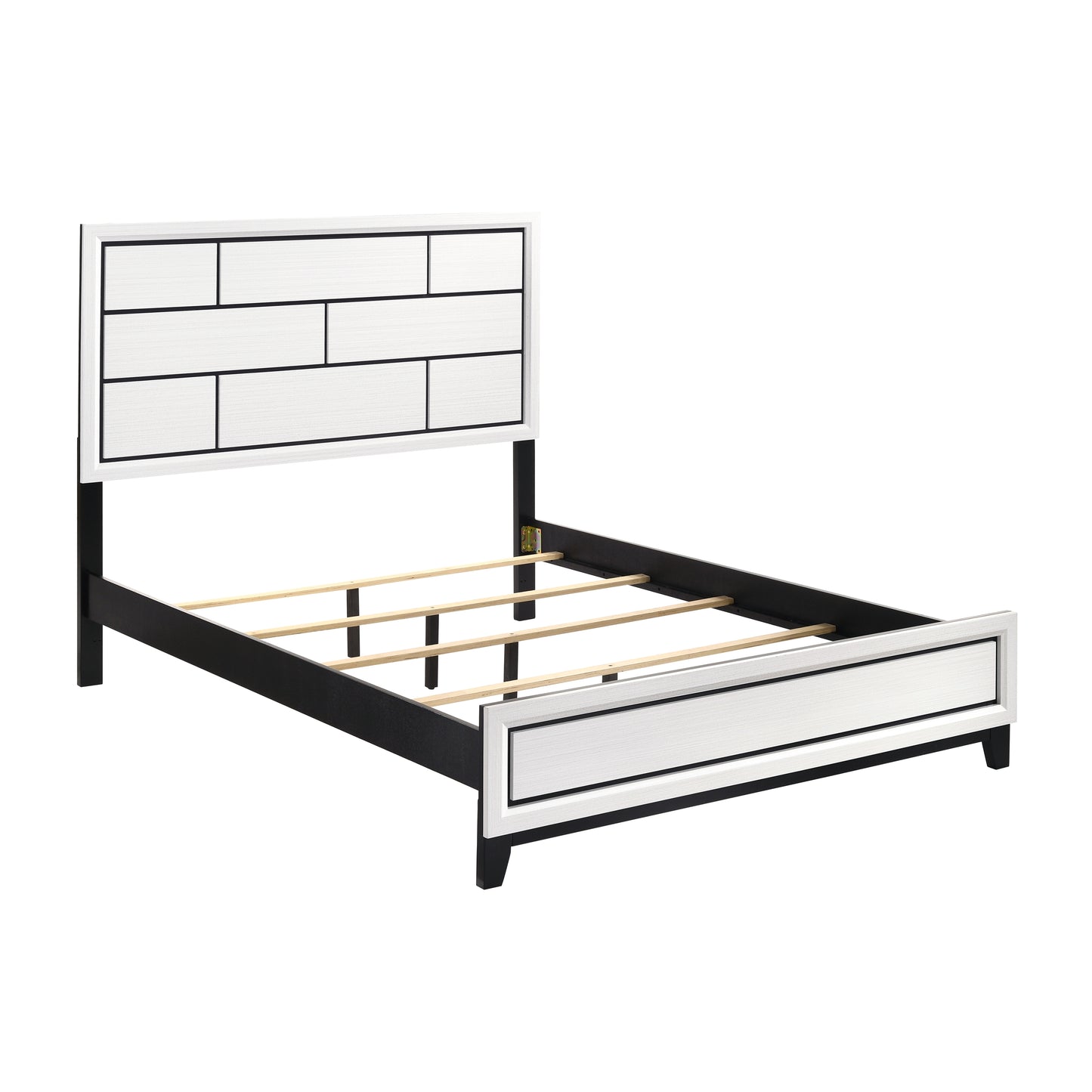 Homelegance Queen Bed Davi White Finish 1645WH-1