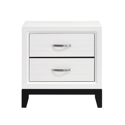Homelegance Nightstand Davi White Finish Elegant Design 1645WH-4