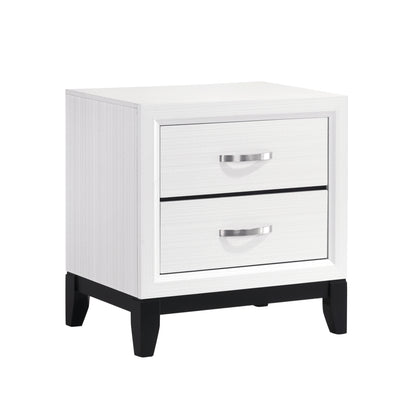 Homelegance Nightstand Davi White Finish Elegant Design 1645WH-4