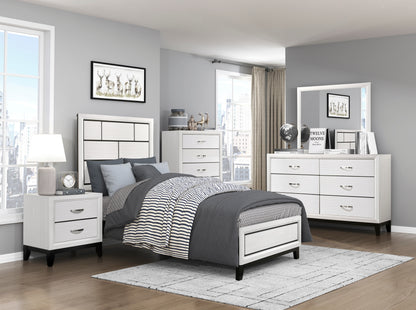 Homelegance Dresser Davi White Finish Elegant Storage Solution 1645WH-5