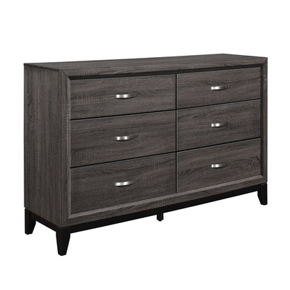 Homelegance Dresser Davi Gray Finish Elegant Storage Solution 1645-5
