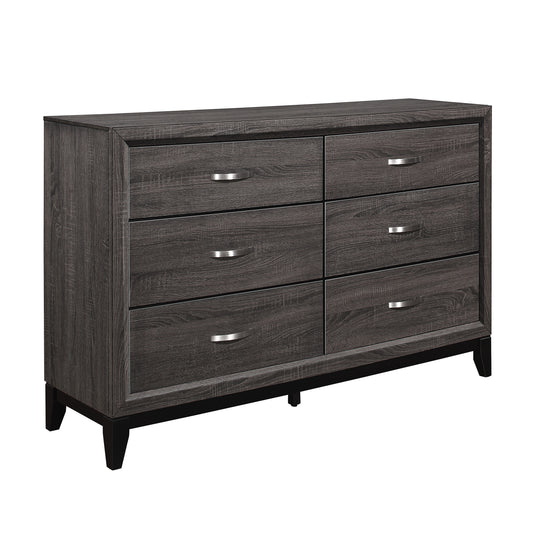 Homelegance Dresser Davi Gray Finish Elegant Storage Solution 1645-5