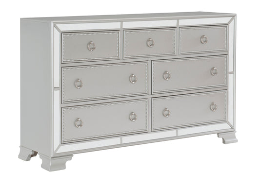 Homelegance Avondale Dresser Silver Finish Elegant Design 1646-5
