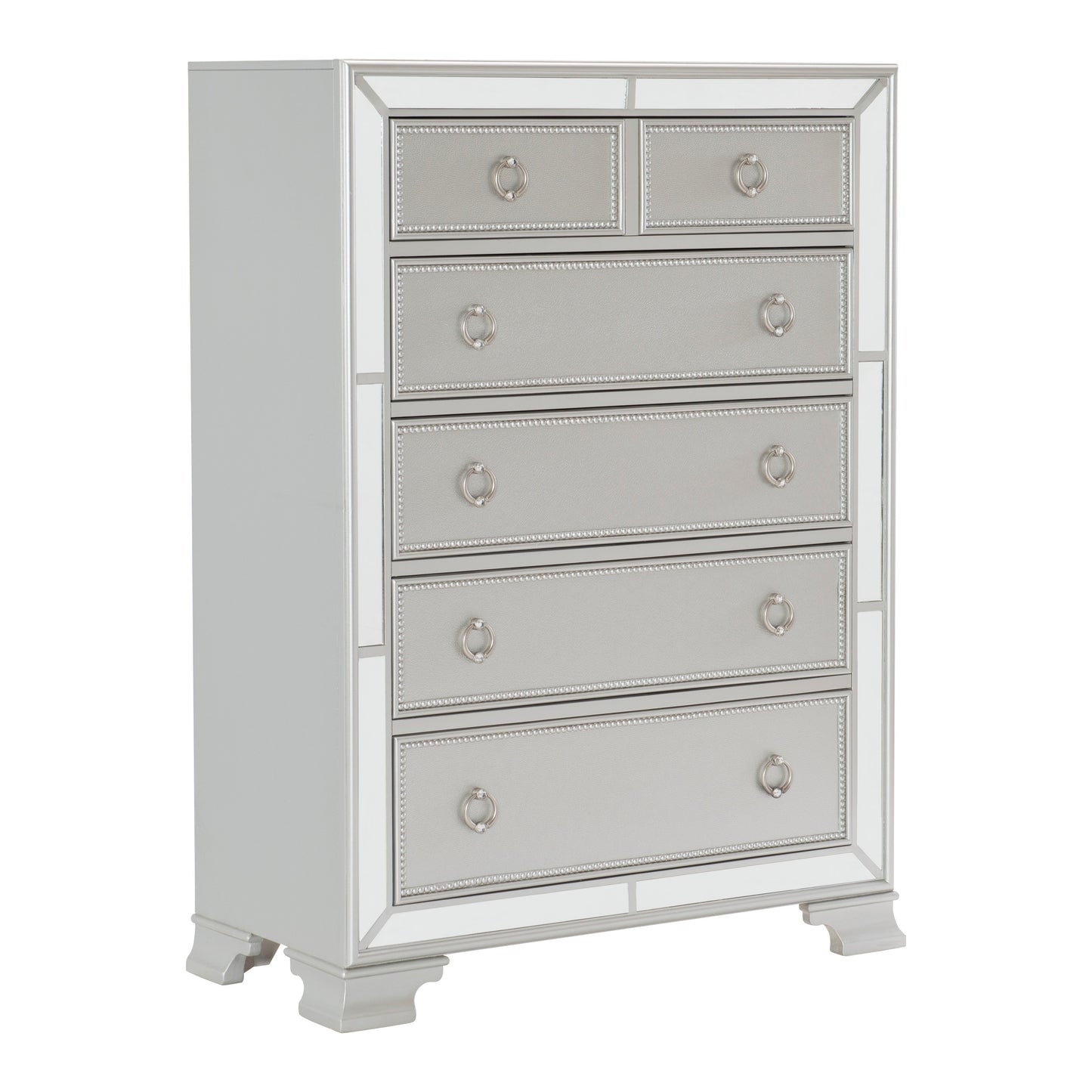 Homelegance Chest Avondale Silver Finish Elegant Design 1646-9
