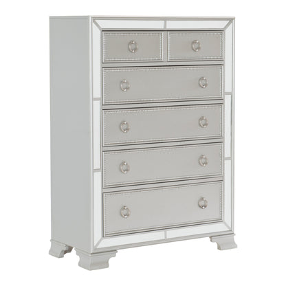 Homelegance Chest Avondale Silver Finish Elegant Design 1646-9