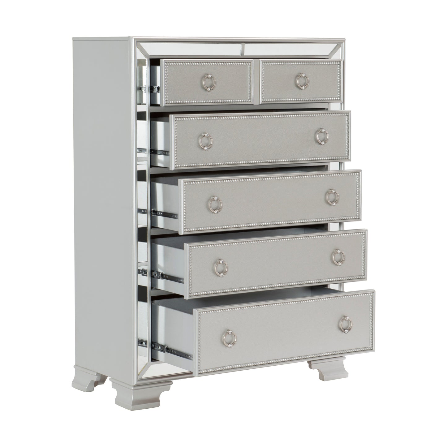 Homelegance Chest Avondale Silver Finish Elegant Design 1646-9