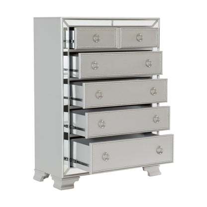 Homelegance Chest Avondale Silver Finish Elegant Design 1646-9