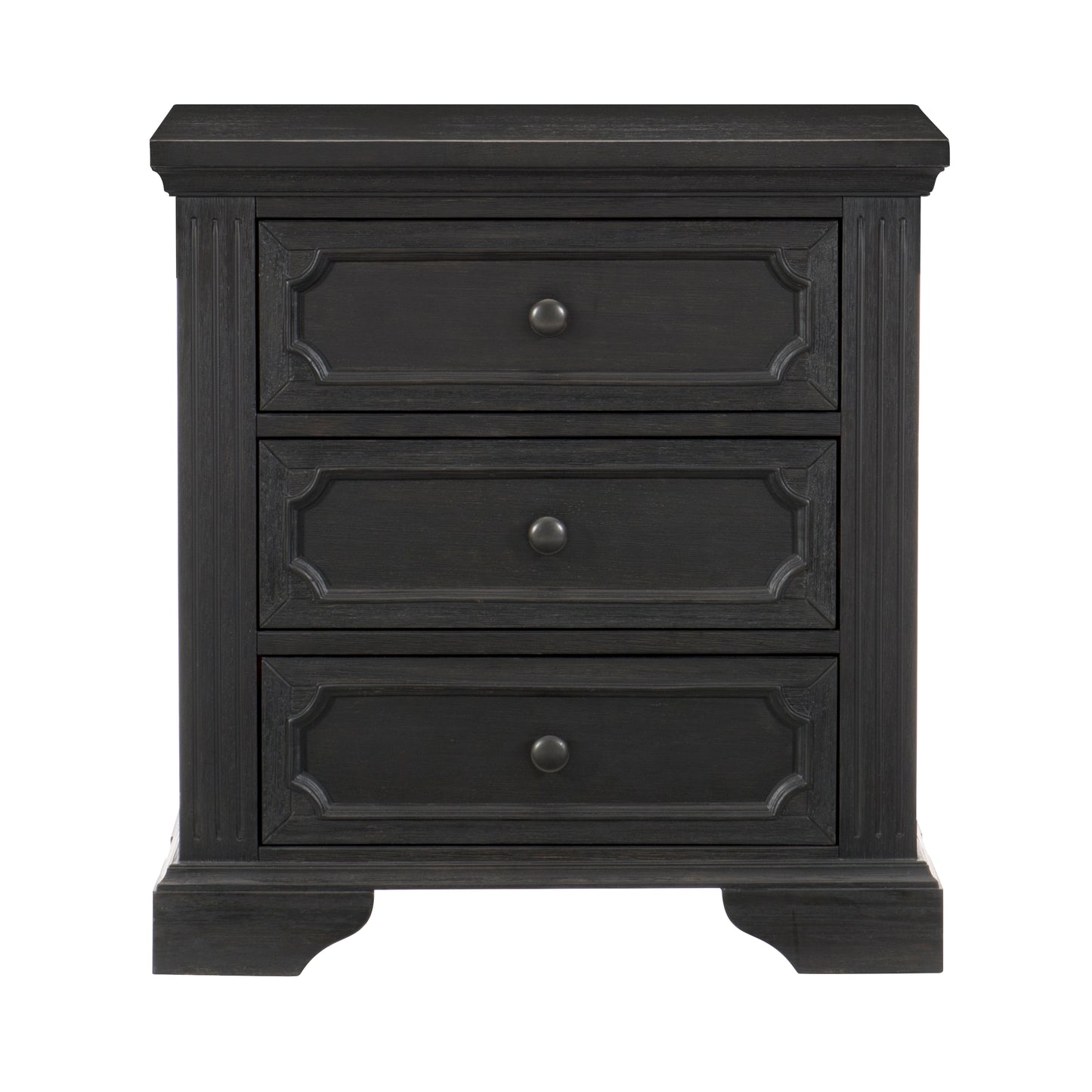 Homelegance Nightstand Bolingbrook Charcoal Finish 1647-4