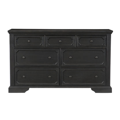 Homelegance Dresser Bolingbrook Wire-Brushed Charcoal Finish 1647-5