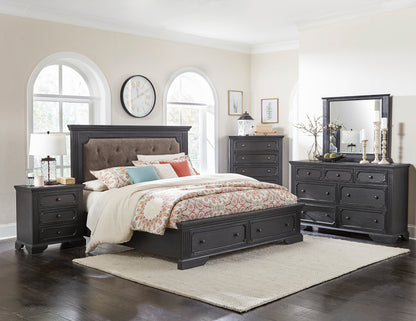 Homelegance Chest Bolingbrook Wire Brushed Charcoal Finish Elegant Design 1647-9