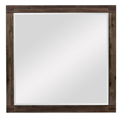 Homelegance Parnell Dresser Mirror in Distressed Espresso Finish 1648-6