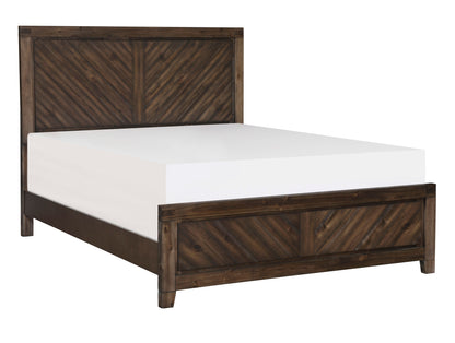 Homelegance Queen Bed Parnell Distressed Espresso Finish 1648-1