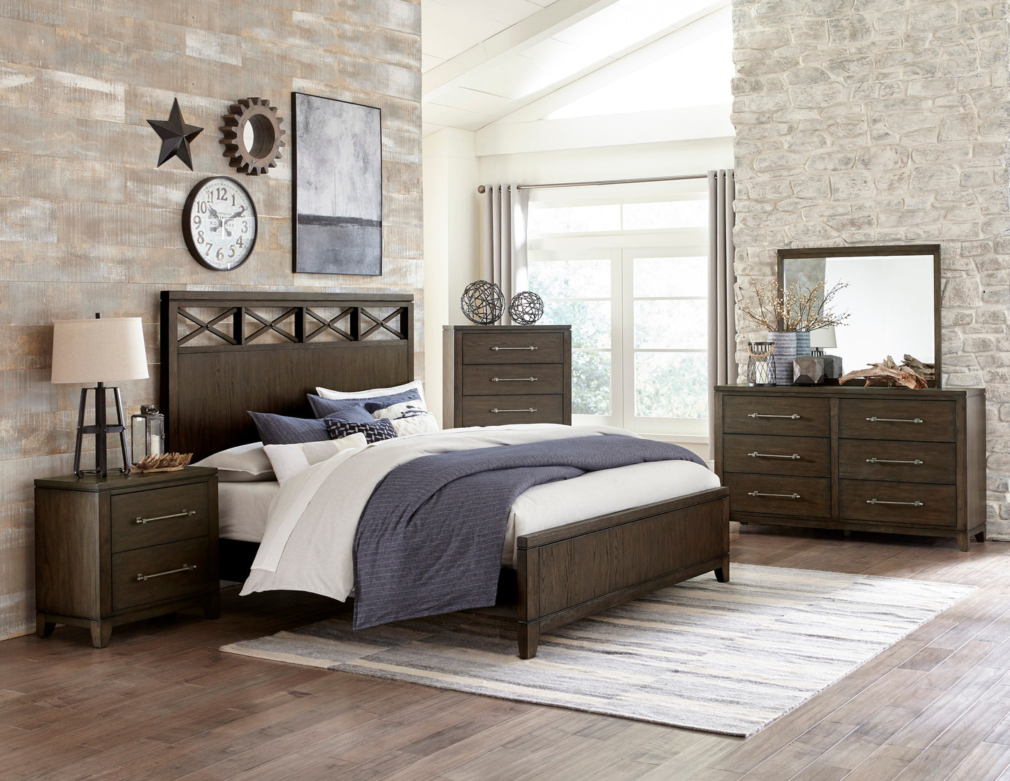 Homelegance Griggs Chest Dark Brown Finish 1669-9