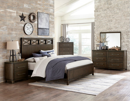 Homelegance Griggs Chest Dark Brown Finish 1669-9