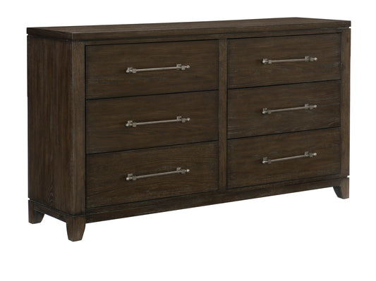 Homelegance Dresser Griggs Dark Brown Ash Veneer Elegant Design 1669-5