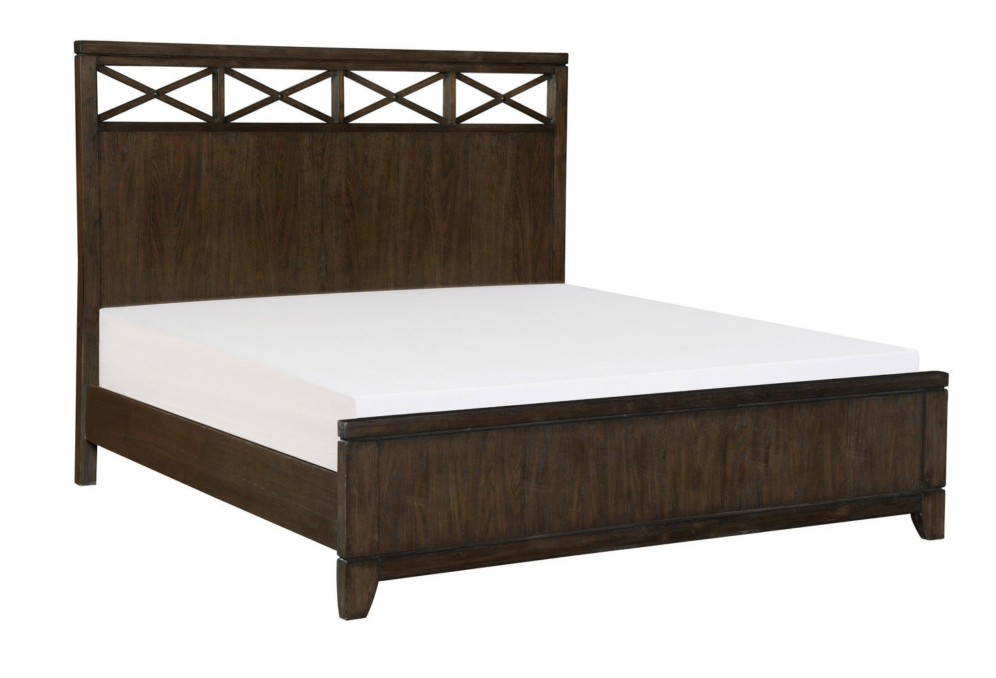 Homelegance Queen Bed Griggs Dark Brown Finish 1669-1