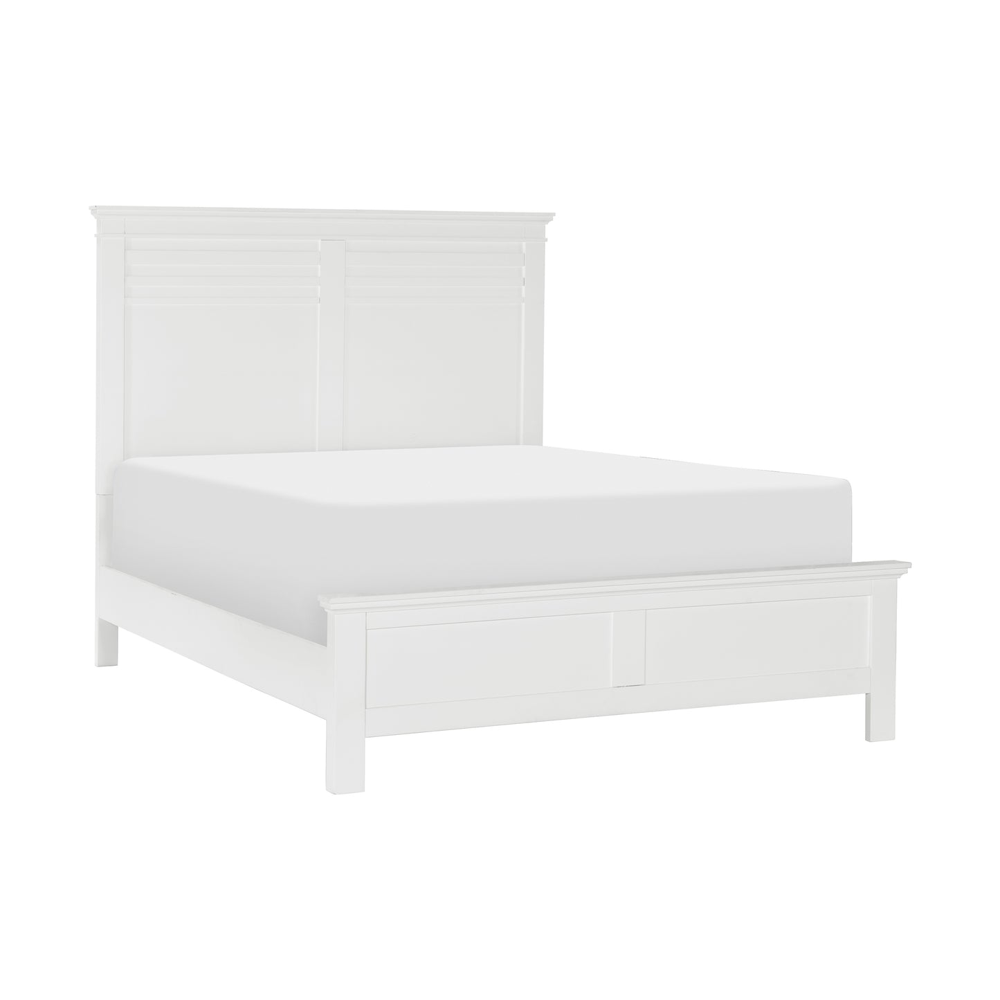 Homelegance Queen Bed Blaire Farm White Finish 1675W-1