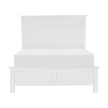 Homelegance Queen Bed Blaire Farm White Finish 1675W-1