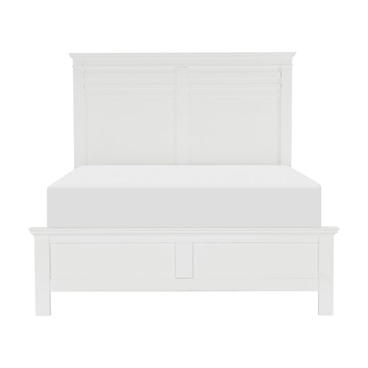 Homelegance Queen Bed Blaire Farm White Finish 1675W-1
