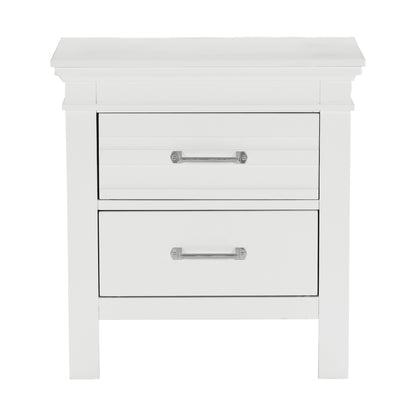 Homelegance Nightstand Blaire Farm White Finish 1675W-4