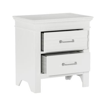 Homelegance Nightstand Blaire Farm White Finish 1675W-4