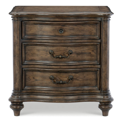Homelegance Nightstand Heath Court Brown Oak Finish 1682-4