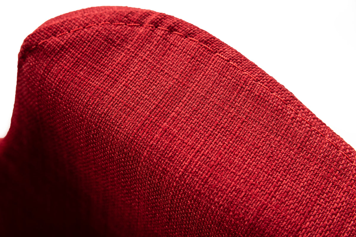 Modrest Altair Mid-Century Red Fabric Dining Chair