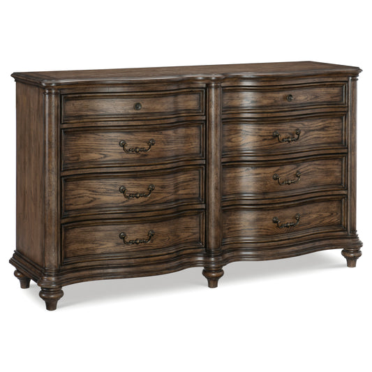 Homelegance Dresser Heath Court Brown Oak Finish Elegant Storage Solution 1682-5