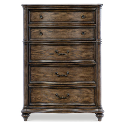 Homelegance Chest Heath Court Brown Oak Finish Elegant Storage Solution 1682-9