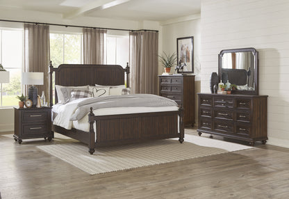Homelegance Chest Driftwood Charcoal Finish Cardano Style 1689-9