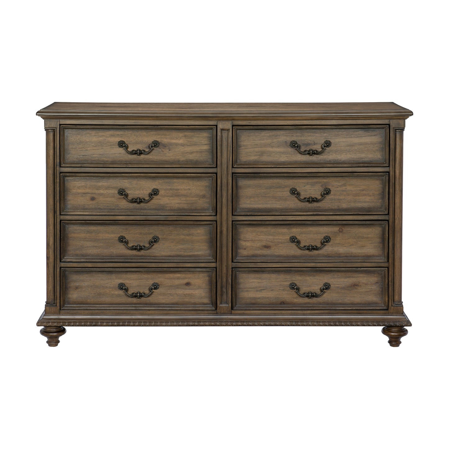 Homelegance Dresser Rachelle Weathered Pecan Finish Elegant Design 1693-5