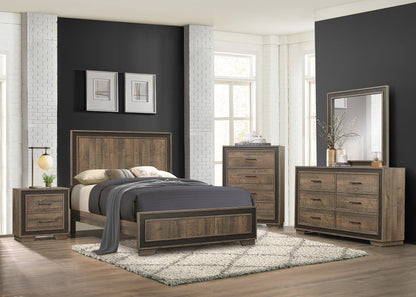 Homelegance Chest Ellendale Rustic Mahogany Dark Ebony Finish 1695-9